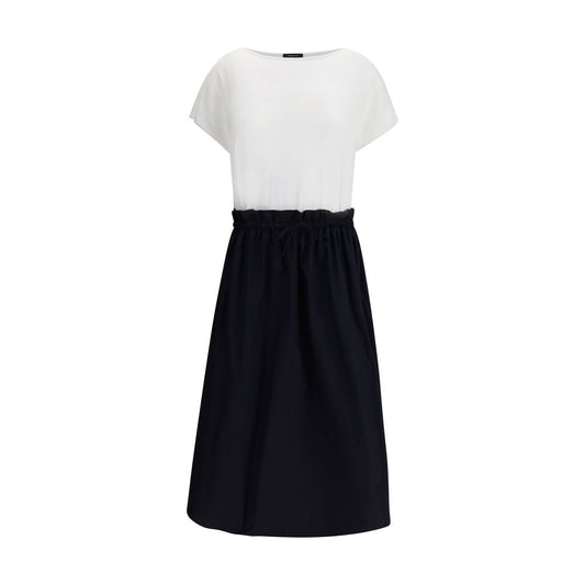 Fabiana Filippi Long Dress with appliqué skirt