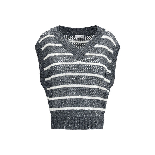 Brunello Cucinelli Striped Vest