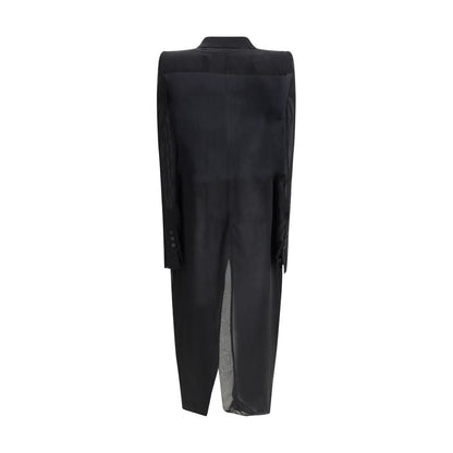 Rick Owens Chiffon and tulle long Coat