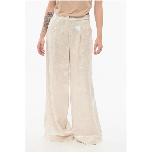 Federica Tosi Sequined Palazzo Pants