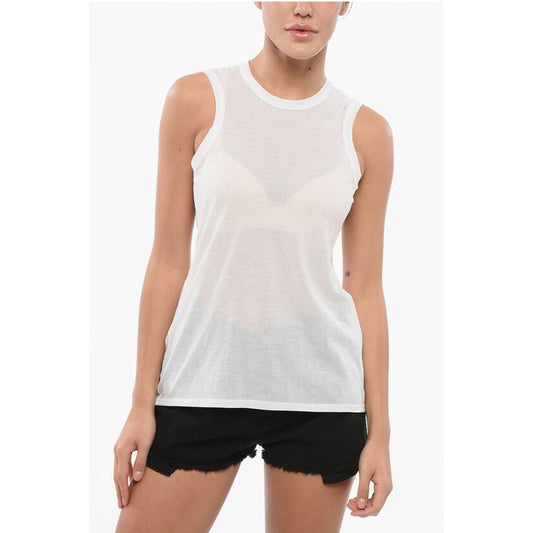 Roberto Collina Oversized Sheer Fabric Tank Top