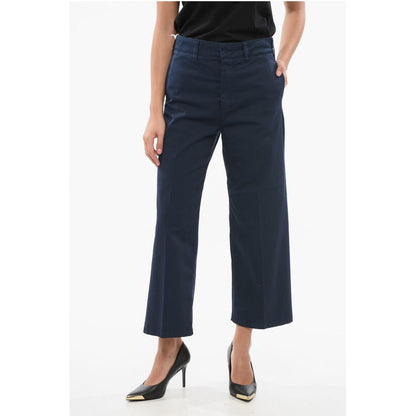 Department 5 Solid Color Stretch Cotton Pants with Belt Loops
