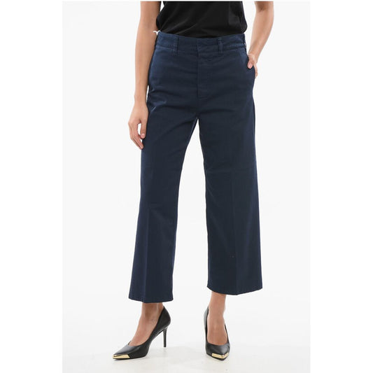 Department 5 Solid Color Stretch Cotton Pants with Belt Loops