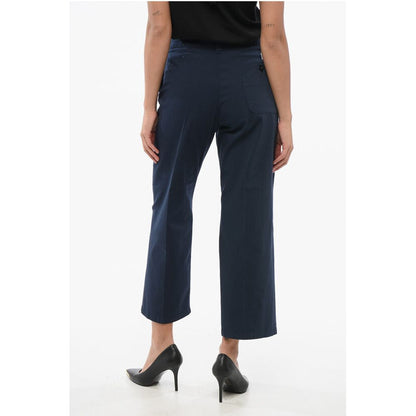 Department 5 Solid Color Stretch Cotton Pants with Belt Loops