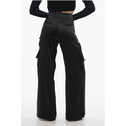 Off-White Satin TOYBOX Cargo Pants