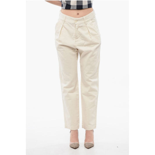 Woolrich Single-pleated Mom Fit Denims with Belt Loops 14cm