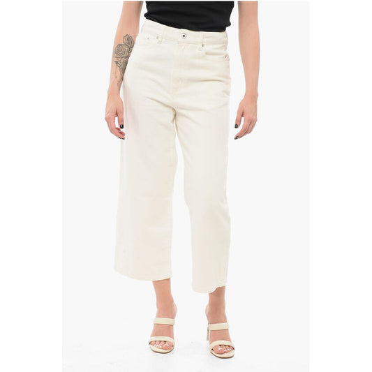 Kenzo Cropped Fit SUMIRE Denims with Belt Loops 25cm
