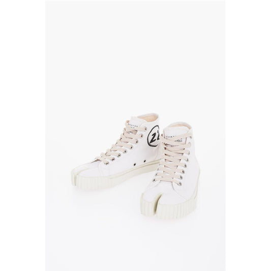 Maison Margiela MM22 Printed Canvas Tabi High-Top Sneakers