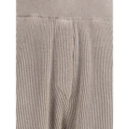 Brunello Cucinelli Ribbed lurex Pants
