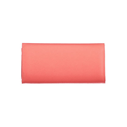 Mario Valentino Pink Polyethylene Wallet