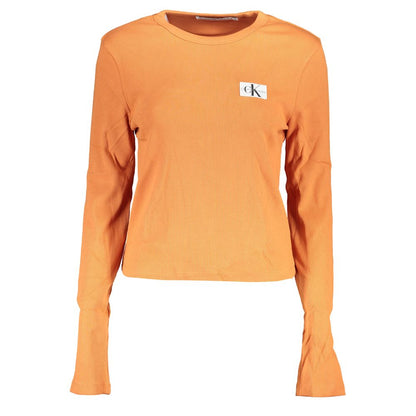 Calvin Klein Orange Cotton Tops & T-Shirt