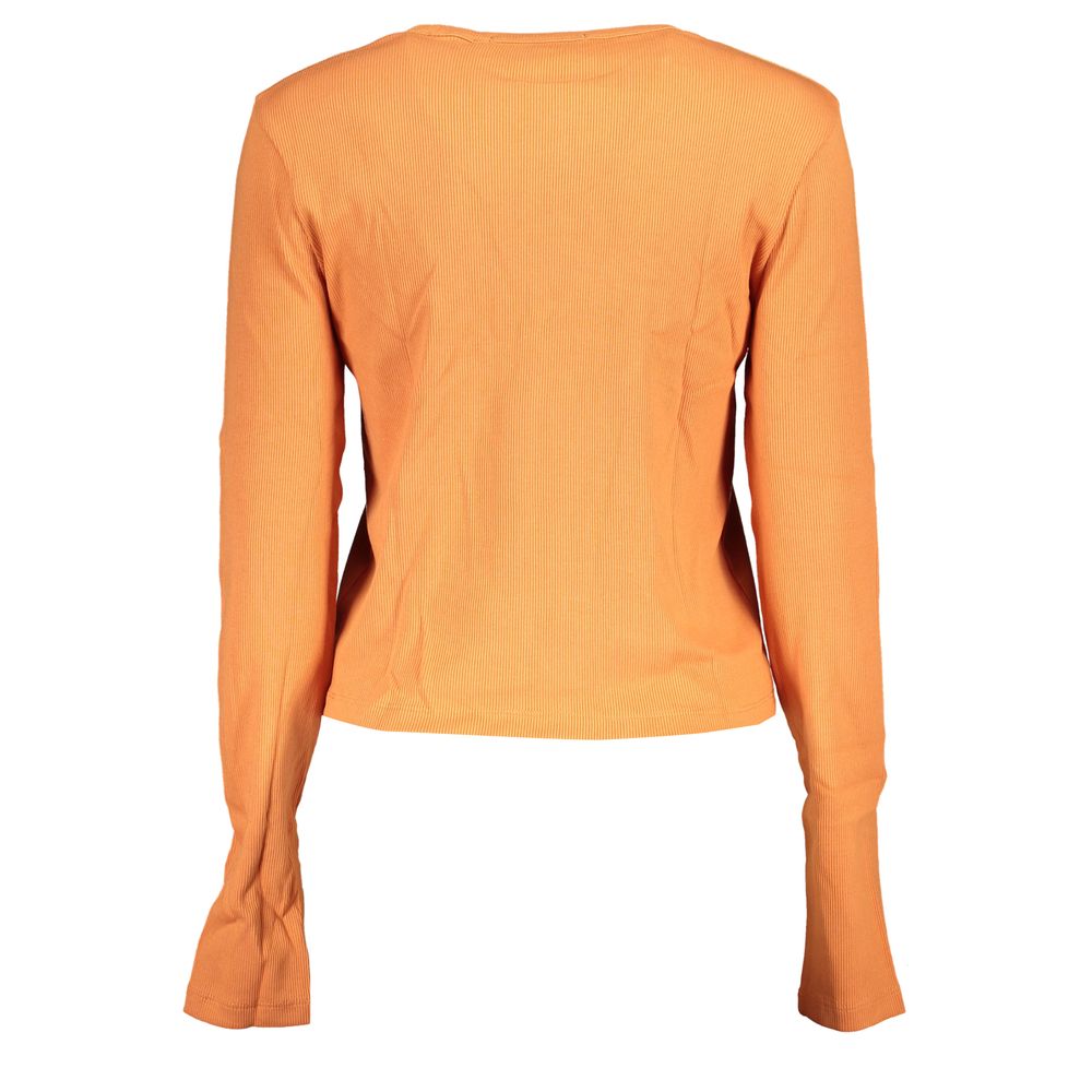 Calvin Klein Orange Cotton Tops & T-Shirt