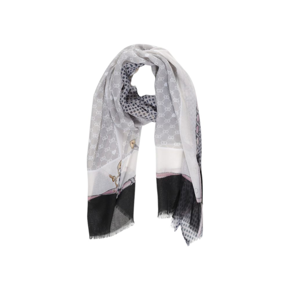 Liu Jo Black Polyester Scarf