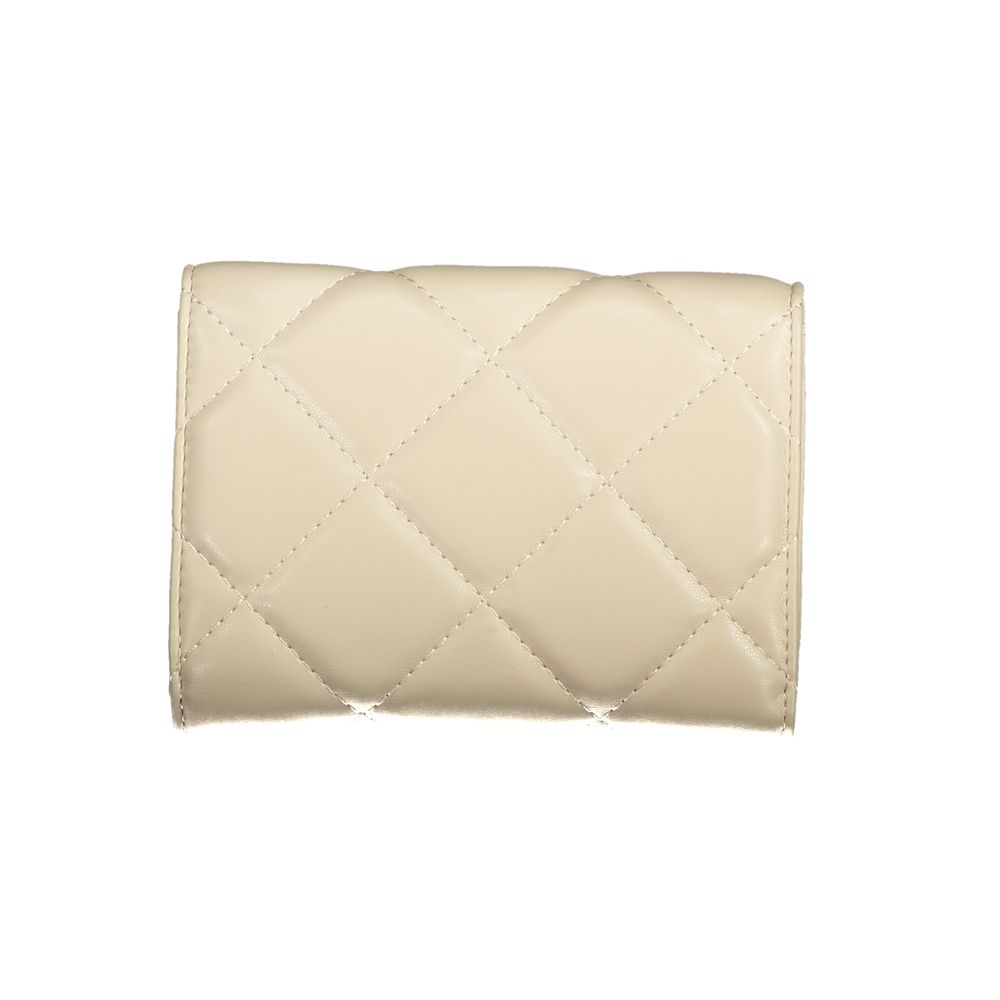 Mario Valentino Beige Polyethylene Wallet