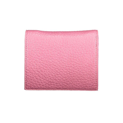 Mario Valentino Pink Polyethylene Wallet