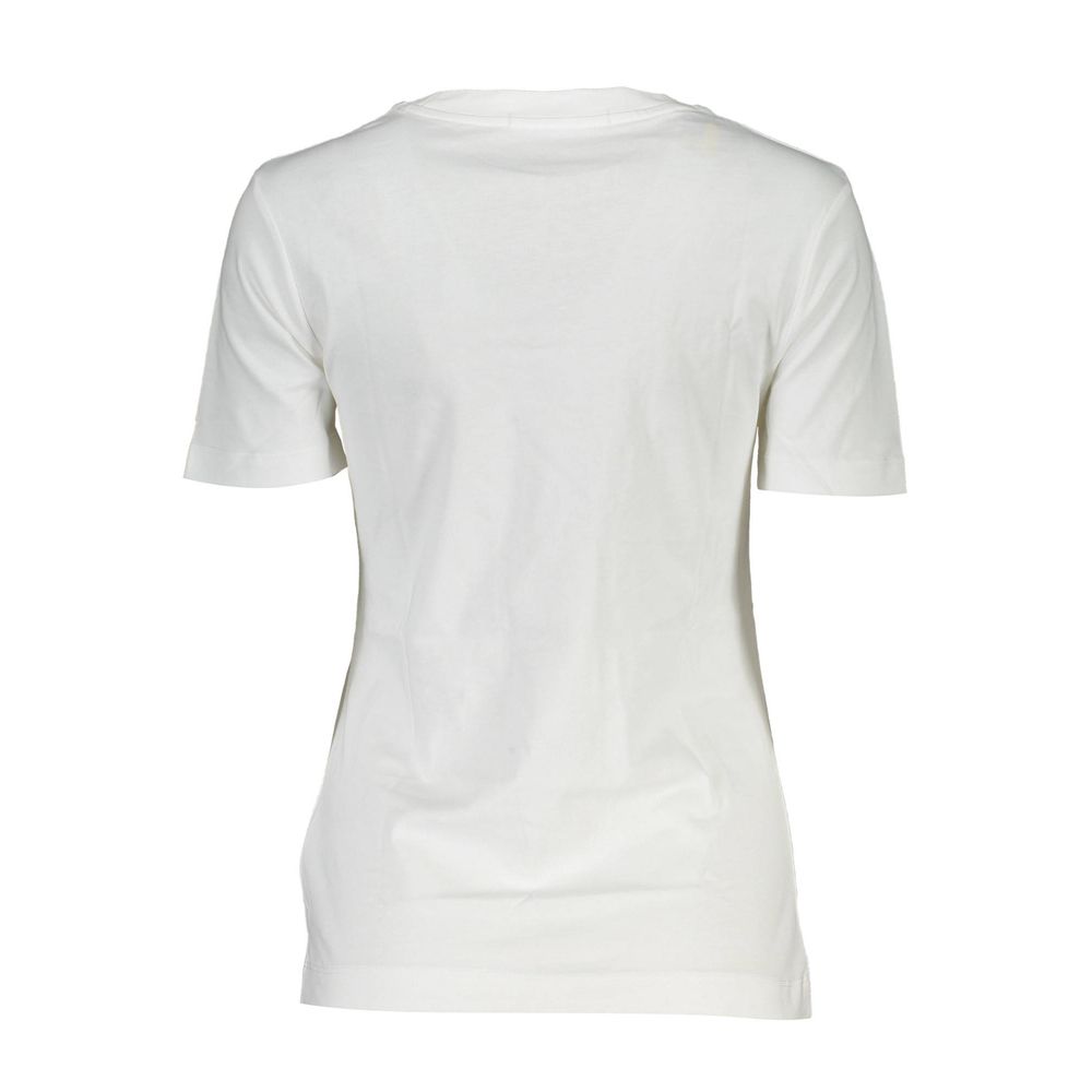 Calvin Klein White Cotton Women TShirt