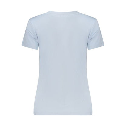 Calvin Klein Light Blue Cotton Women T-Shirt