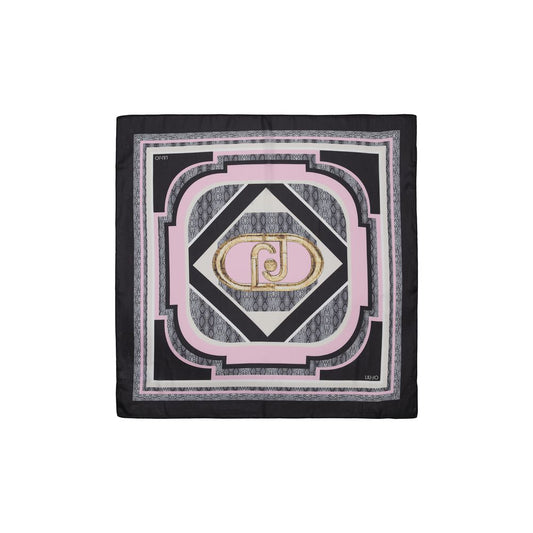 Liu Jo Black Polyester Scarf