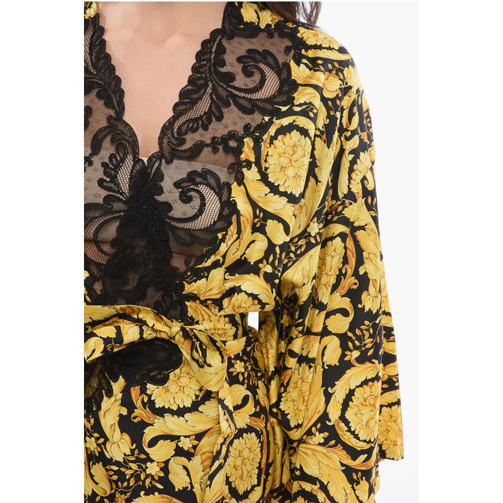Versace Silk Barocco Robe