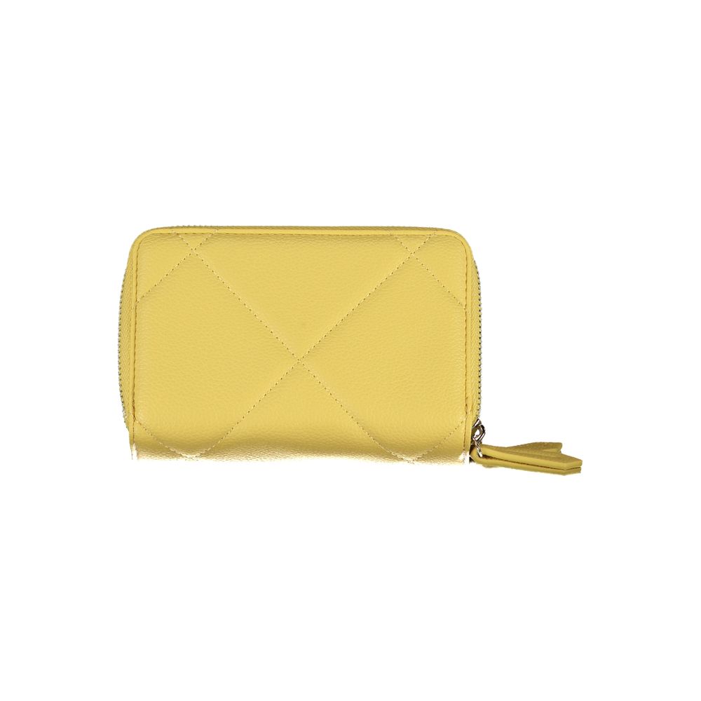 Mario Valentino Yellow Polyethylene Wallet
