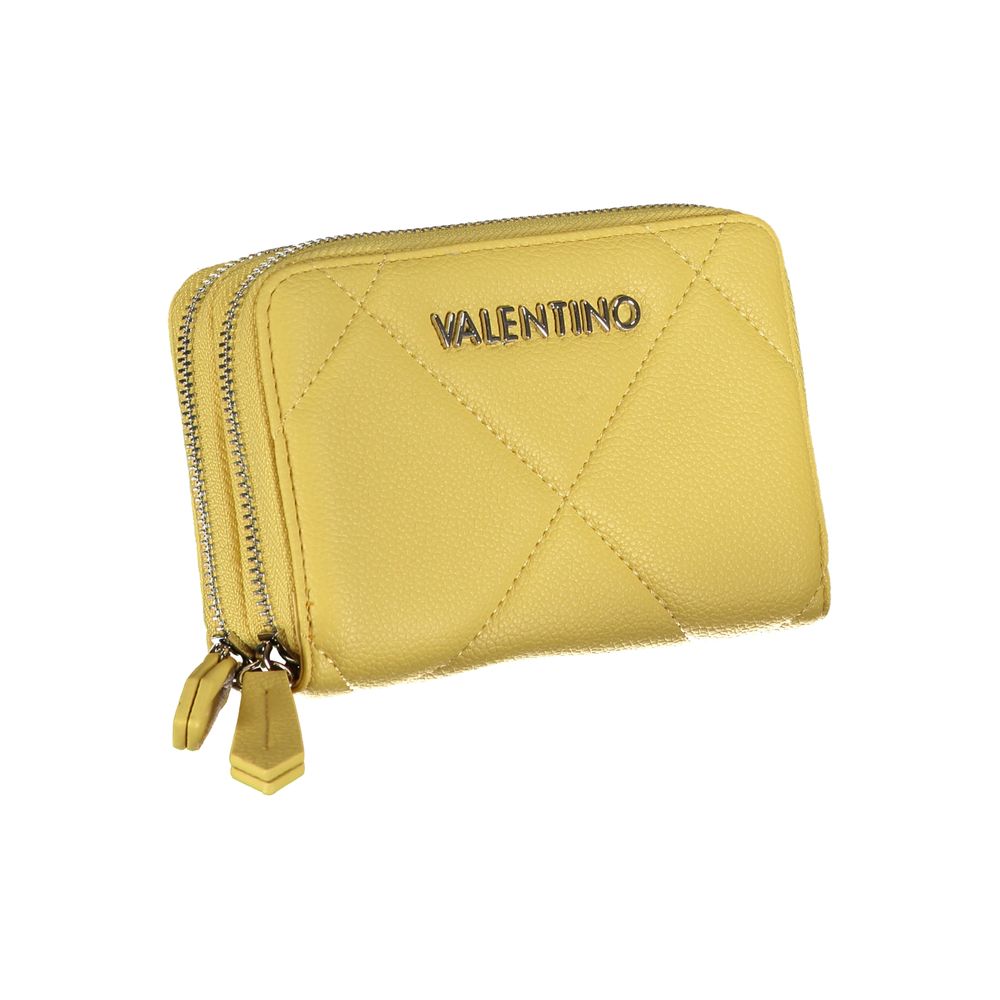Mario Valentino Yellow Polyethylene Wallet