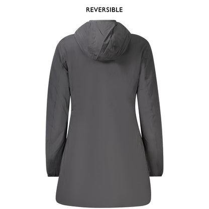 K-WAY Black Nylon Jackets & Coat