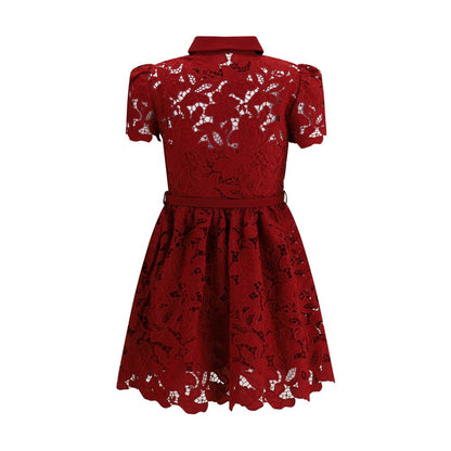 Self-Portrait Embroidered short Dress