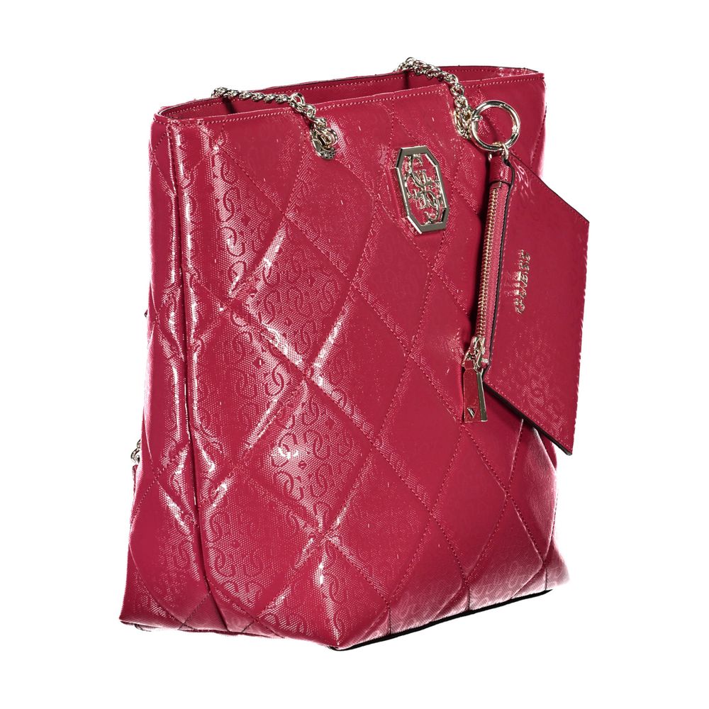Guess Jeans Pink Polyethylene Handbag