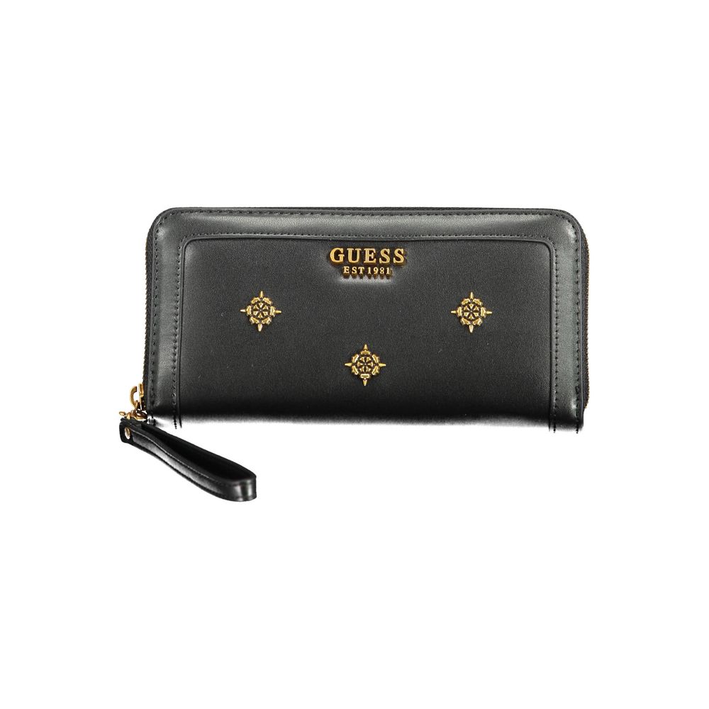 Guess Jeans Black Polyethylene Wallet