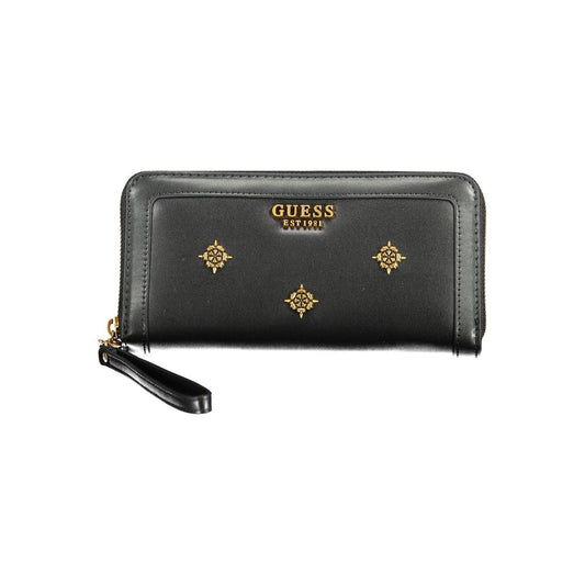 Guess Jeans Black Polyethylene Wallet