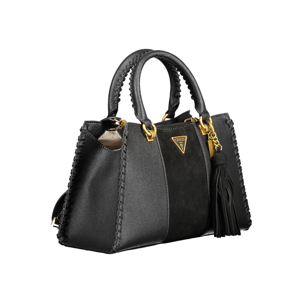Guess Jeans Black Polyethylene Handbag