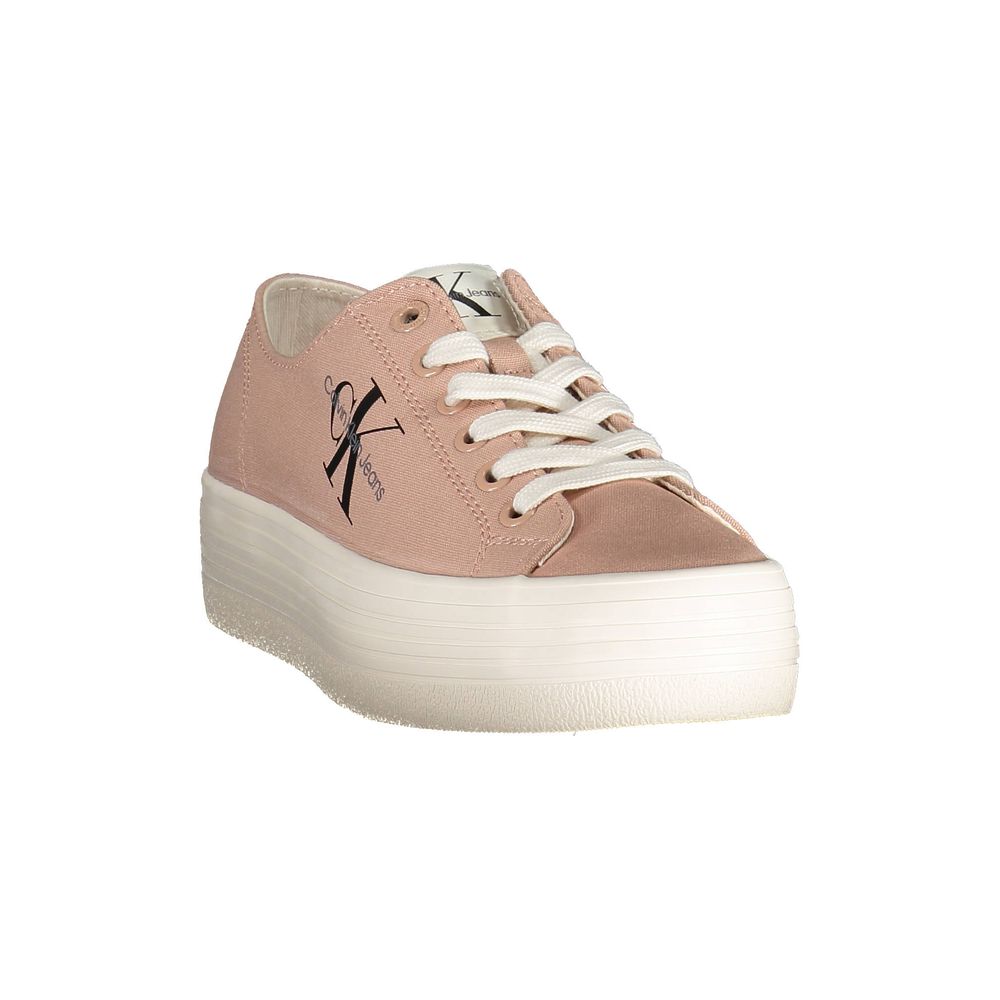 Calvin Klein Pink Cotton Sneaker