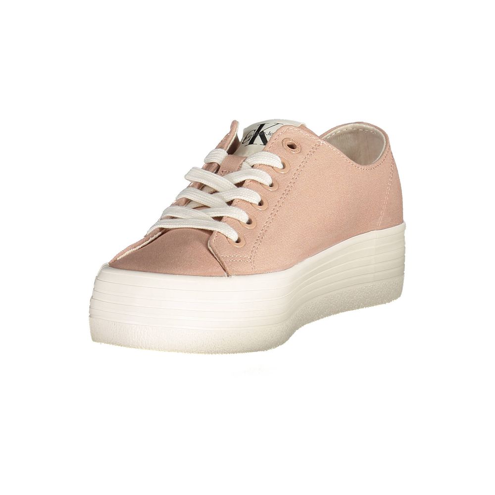 Calvin Klein Pink Cotton Sneaker