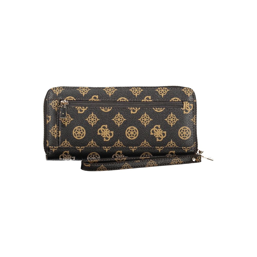 Guess Jeans Brown Polyethylene Wallet