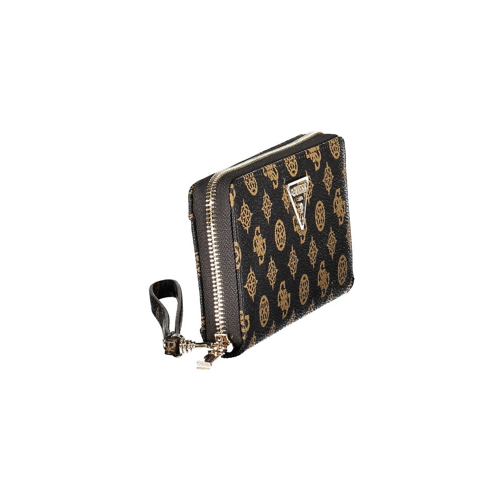 Guess Jeans Brown Polyethylene Wallet