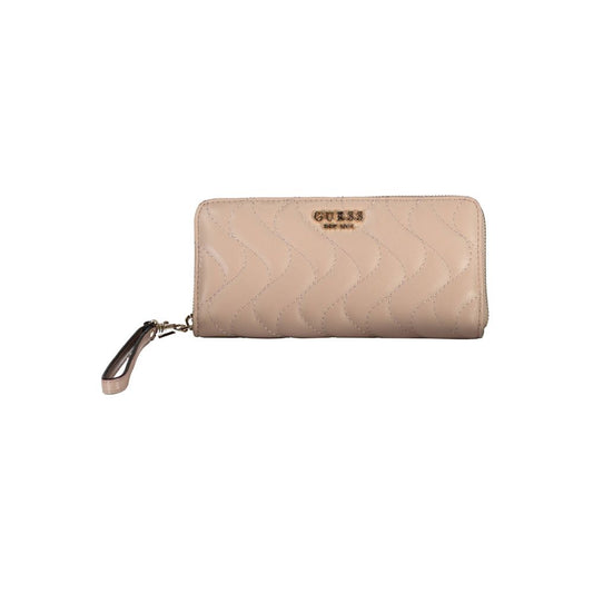 Guess Jeans Pink Polyethylene Wallet