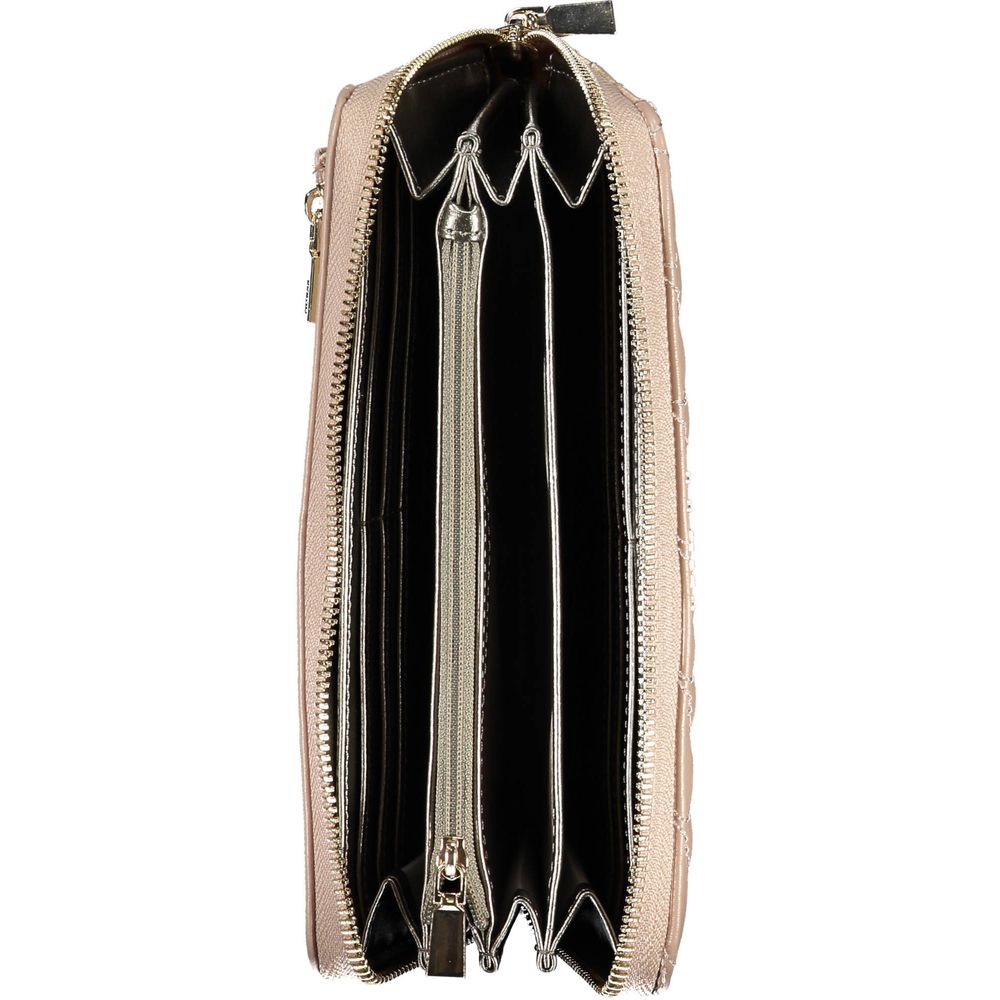 Guess Jeans Pink Polyethylene Wallet