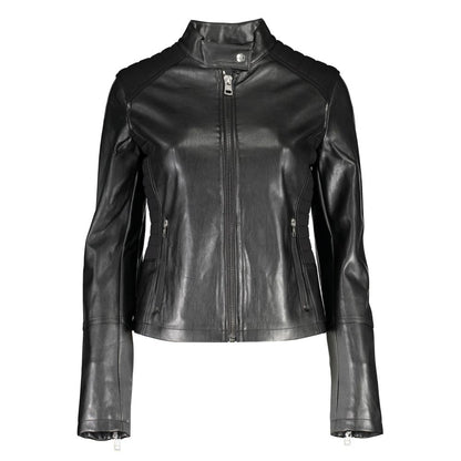 Calvin Klein Black Polyester Jackets & Coat