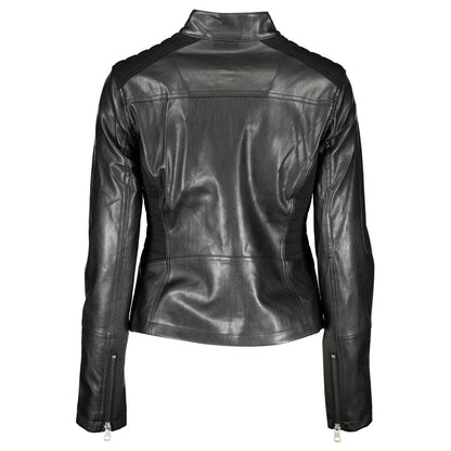 Calvin Klein Black Polyester Jackets & Coat