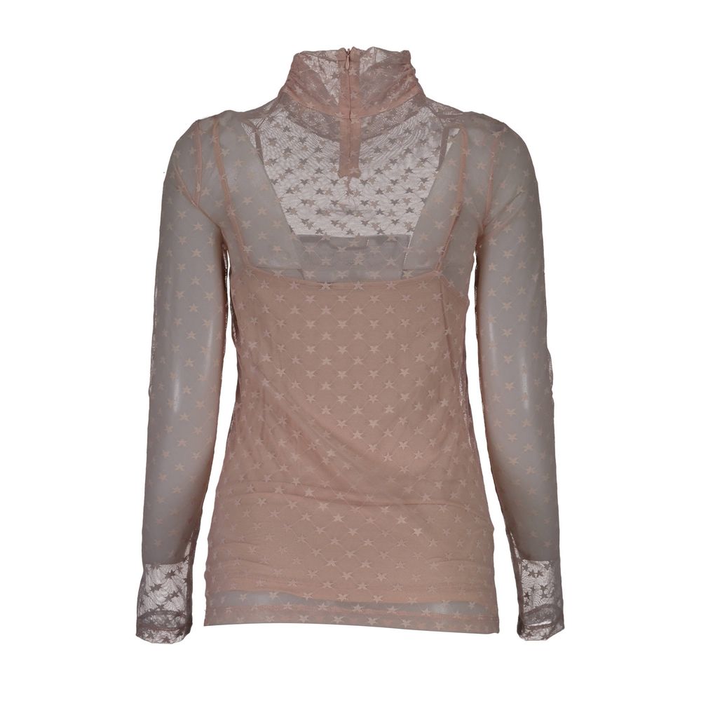 Guess Jeans Pink Elastane Sweater