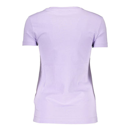 Guess Jeans Purple Cotton Tops & T-Shirt