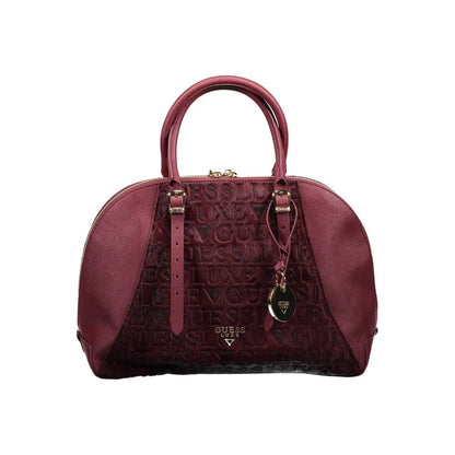 Guess Jeans Purple Leather Handbag