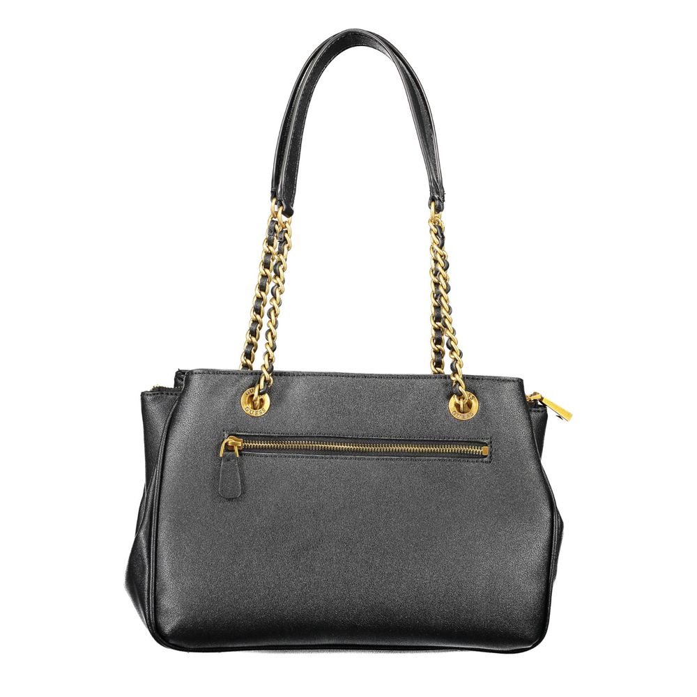 Guess Jeans Black Polyethylene Handbag