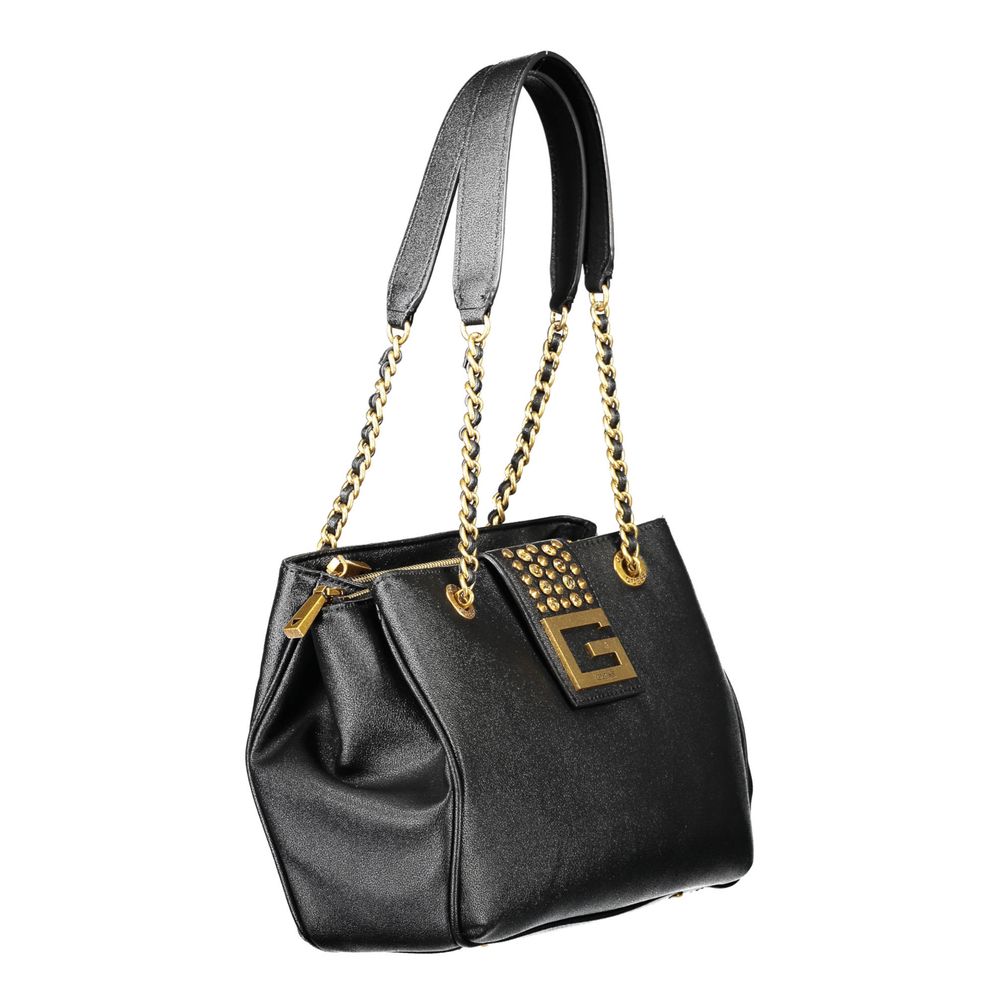 Guess Jeans Black Polyethylene Handbag