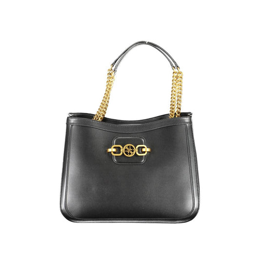 Guess Jeans Black Polyethylene Handbag
