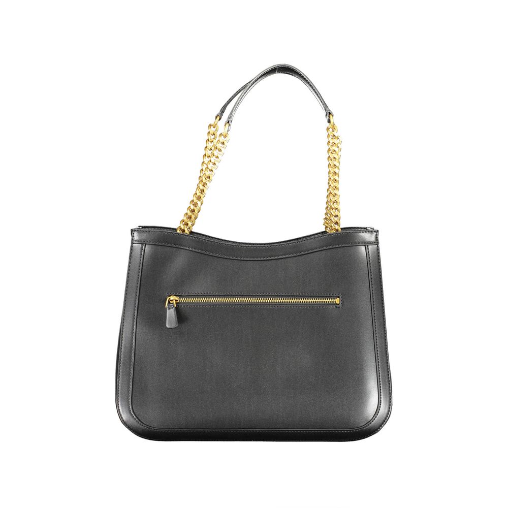Guess Jeans Black Polyethylene Handbag