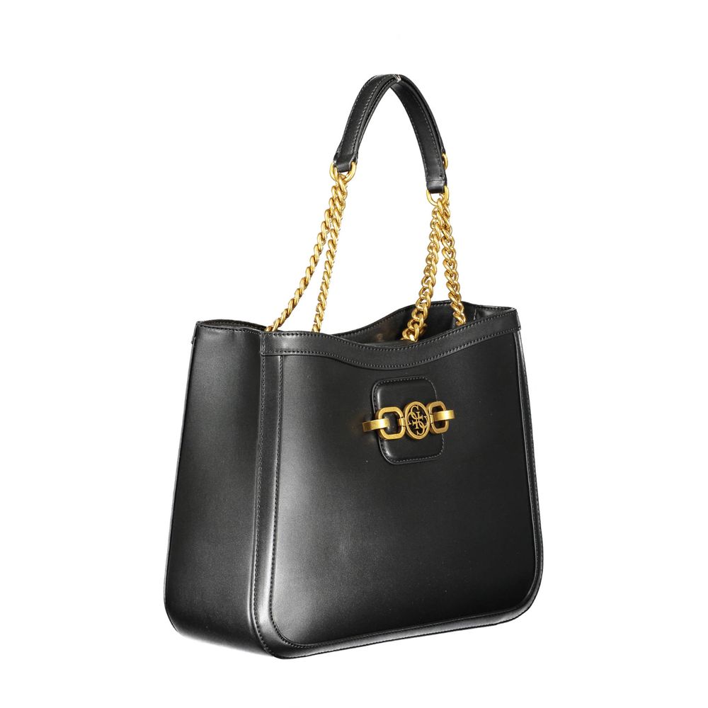 Guess Jeans Black Polyethylene Handbag