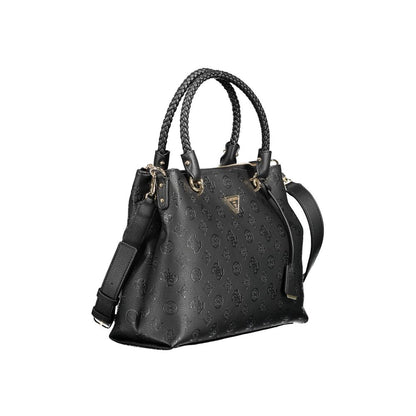 Guess Jeans Black Polyethylene Handbag