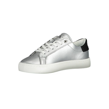 Calvin Klein Gray Cotton Sneaker