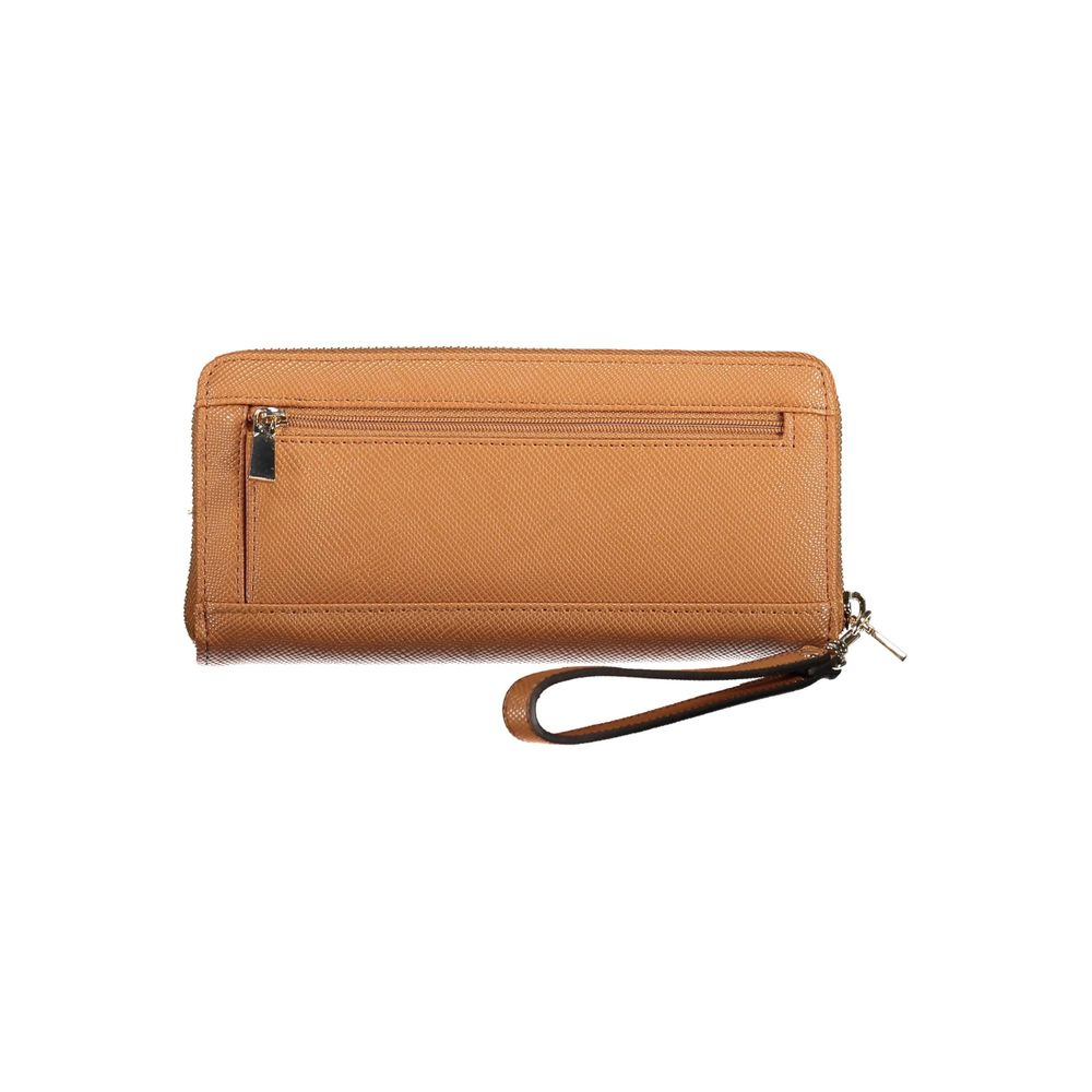 Guess Jeans Brown Polyethylene Wallet